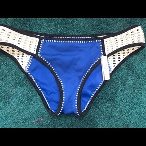 Blue bikini bottoms
